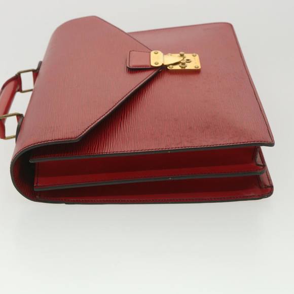 LOUIS VUITTON Epi Serviette Conseiller Business Bag Red M54427 LV Auth 37894 - Picture 5 of 16